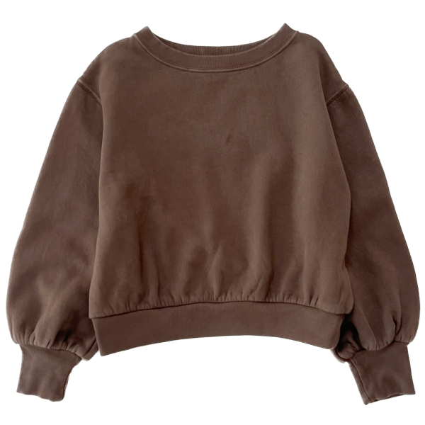 Longlivethequeen Plain sweatshirt brown 23216-252 