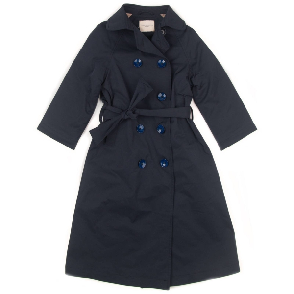 Longlivethequeen Trench coat with buttons dark navy 23221-221 