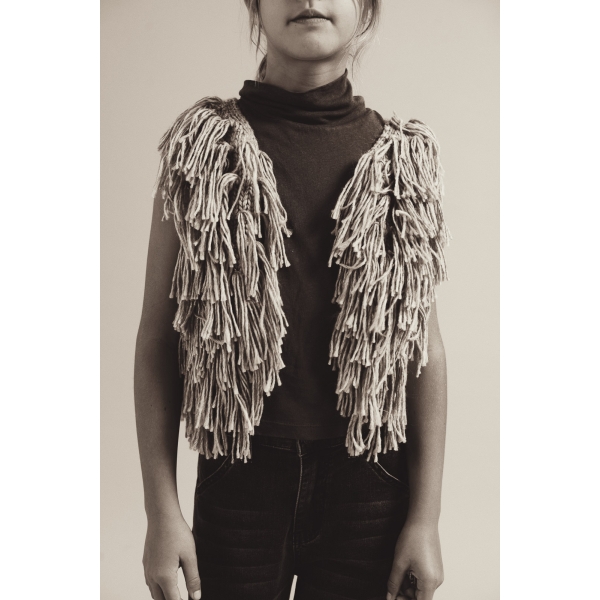 longlivethequeen fringed waistcoat - コート