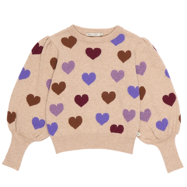 The New Society Hearts sweater intarsia W23KKNJU5N3 