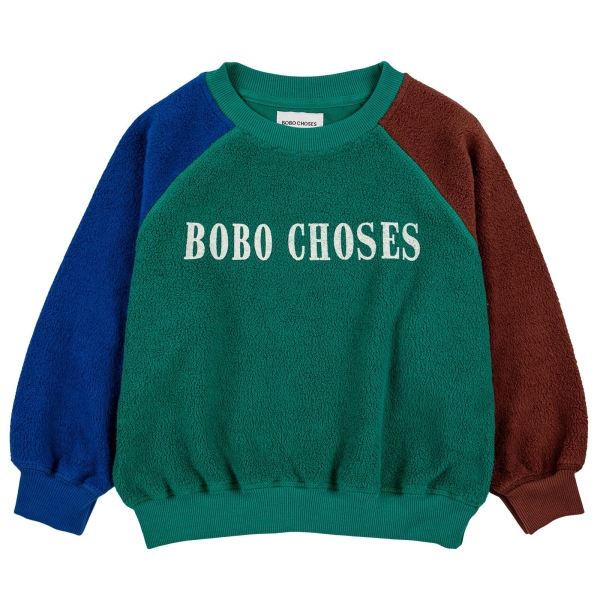 Bobo Choses Bluza Color Block wielobarwna 223AC043