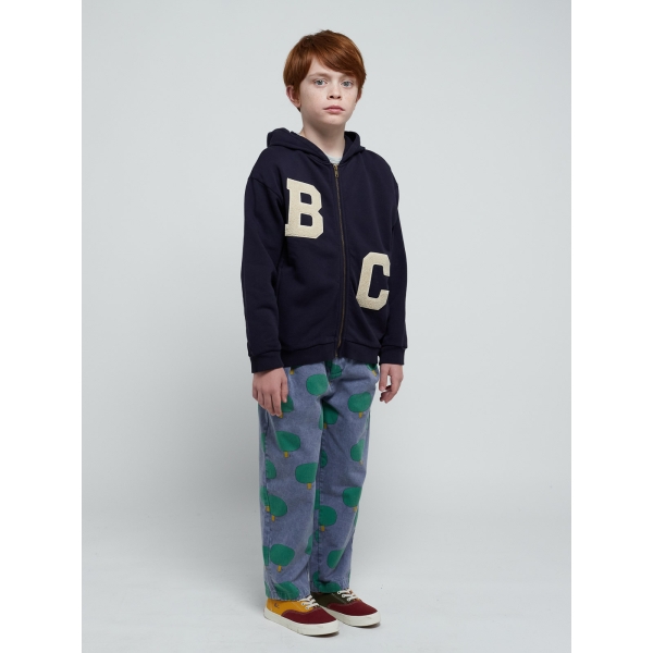 Bobo Choses Green tree all over chino pants multi