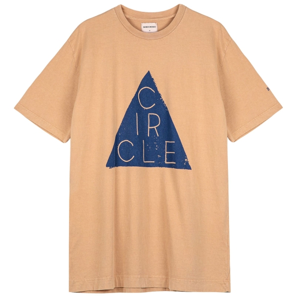 Bobo Choses Circle unisex adult t-shirt orange 223AE003 