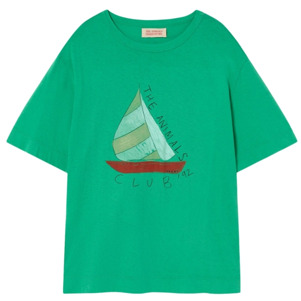 The Animals Observatory Rooster oversize t-shirt green F23019_028_EC 