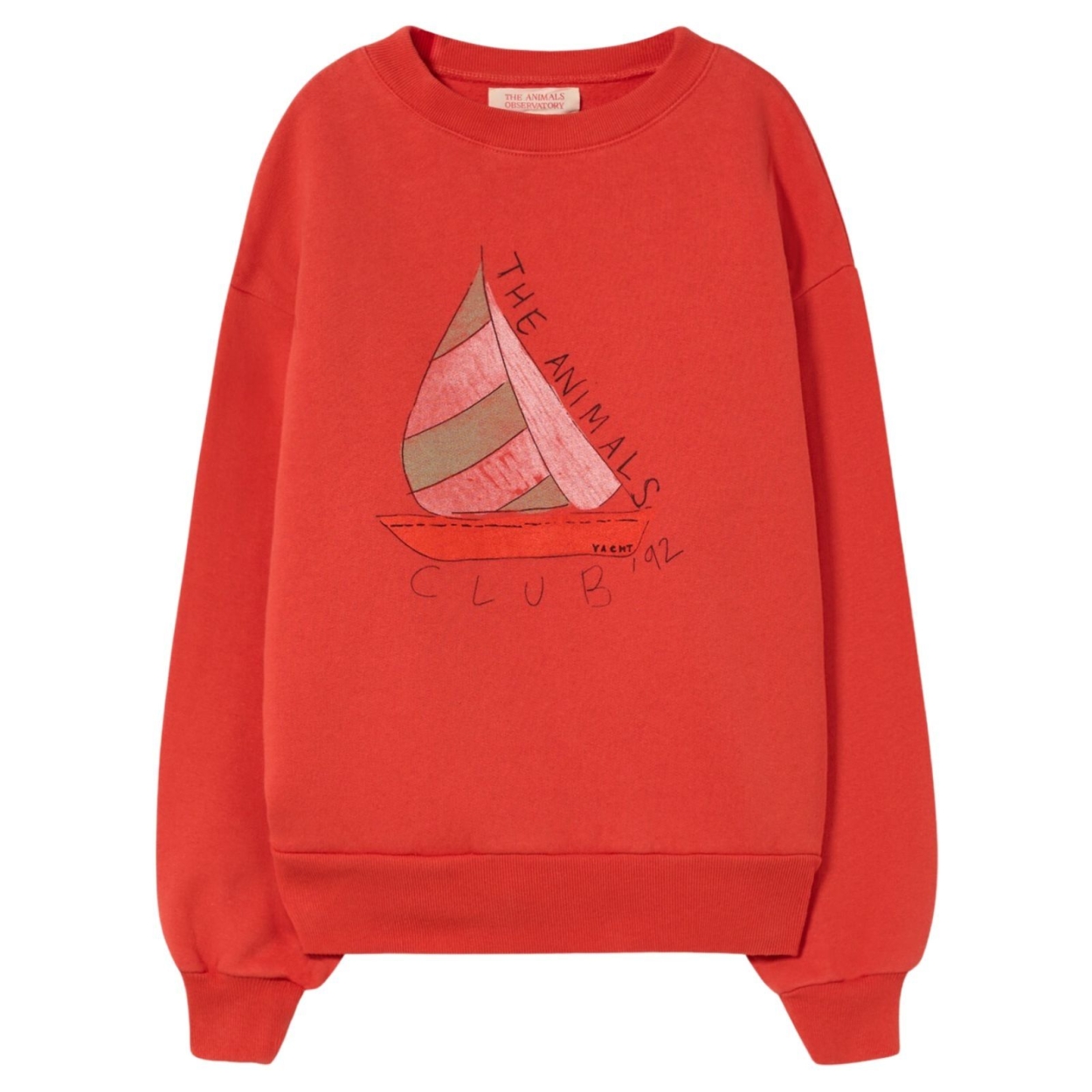 The Animals Observatory Bear sweatshirt red