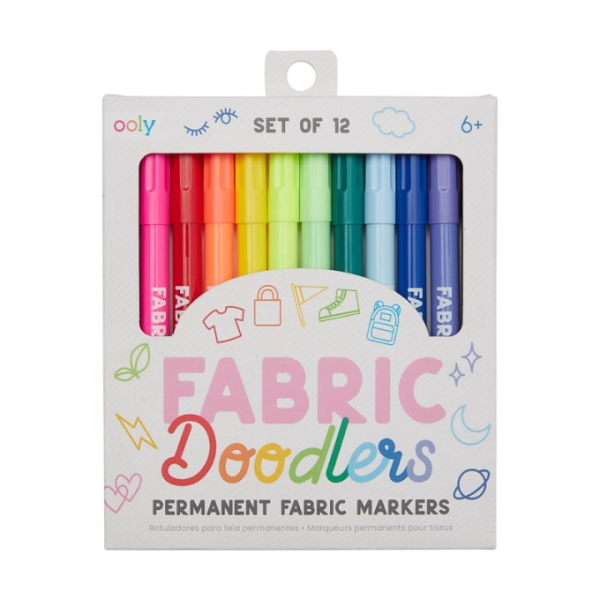OOLY Fabric felt tips Fabric doodles 130-102 