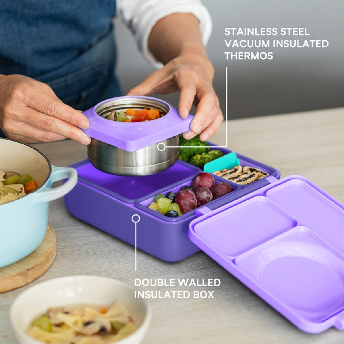 Termo para alimentos Tupperware 