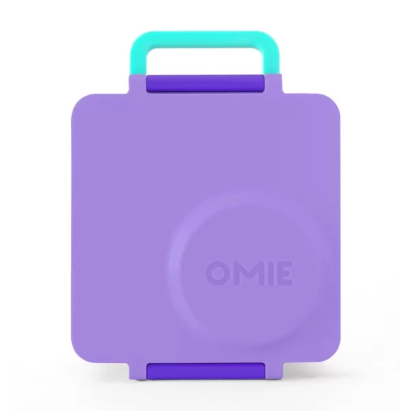 Omielife OMIEBOX Lunch box with thermos purple plum