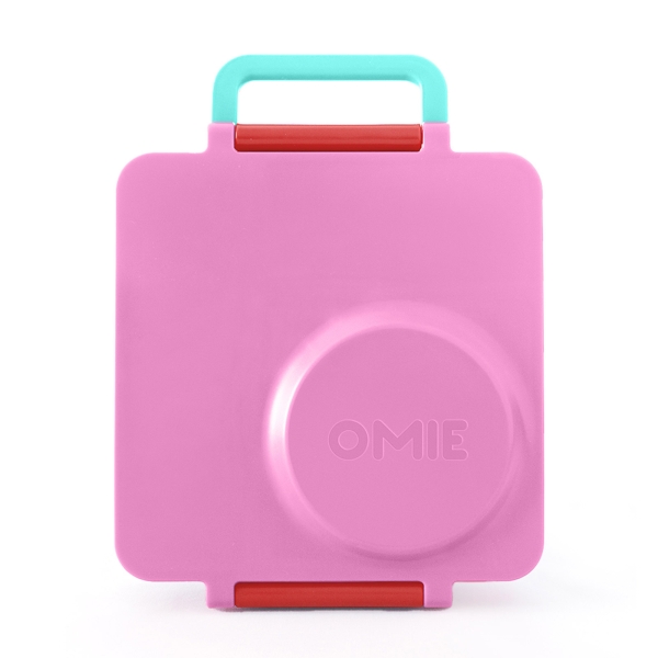 Omielife OMIEBOX Lunch box with thermos pink berry