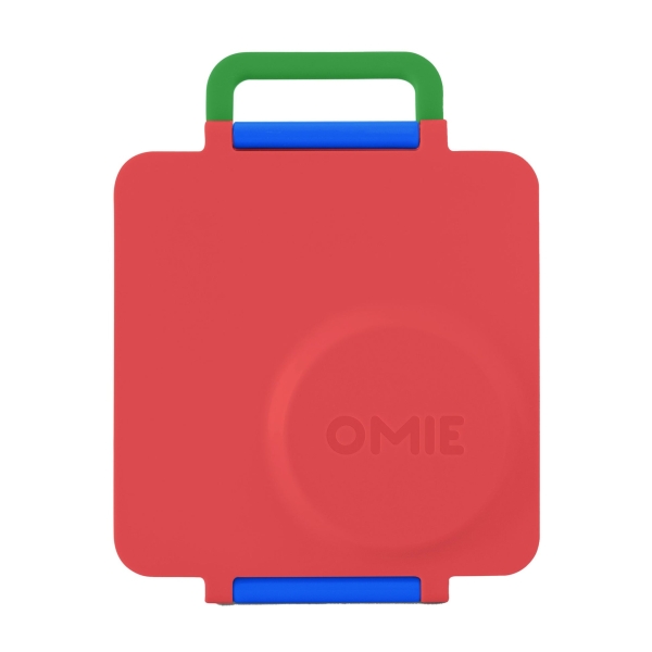 Omielife OMIEBOX Lunch box with thermos scooter red