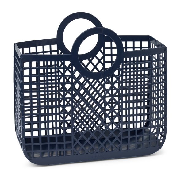 Liewood - Bloom Basket classic navy - Storage boxes and baskets - LW14545 