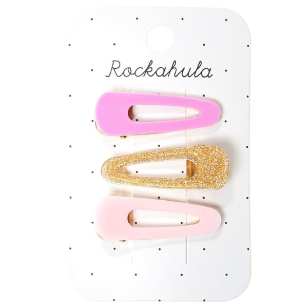 Rockahula Kids Set of 3 hair clips Wanderlust acrylic H1999M 
