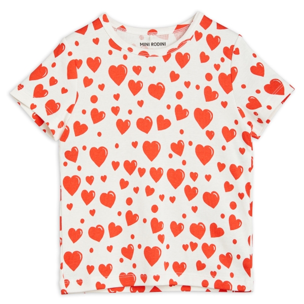 Mini Rodini Koszulka Hearts wielobarwna 2372018000