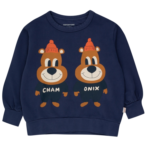 Tiny Cottons Chamonix twins sweatshirt light navy AW23-132-K29 