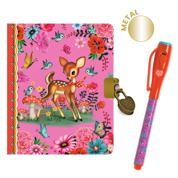 Djeco Fiona mini diary with magic pen DD03651 