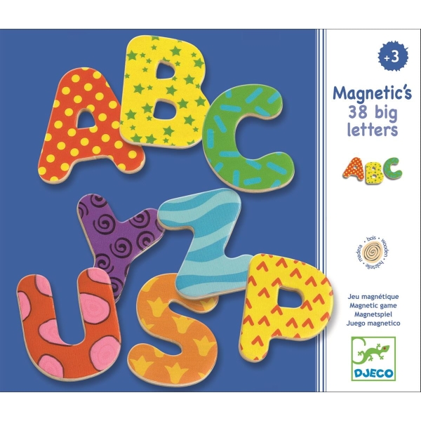 Djeco Big magnetic letters 38pcs DJ03100 