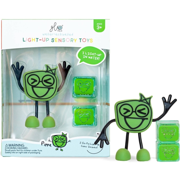 Glo Pals Pippa bath character set with two glow cubes GP-FIN-CHAR-PIPPA 
