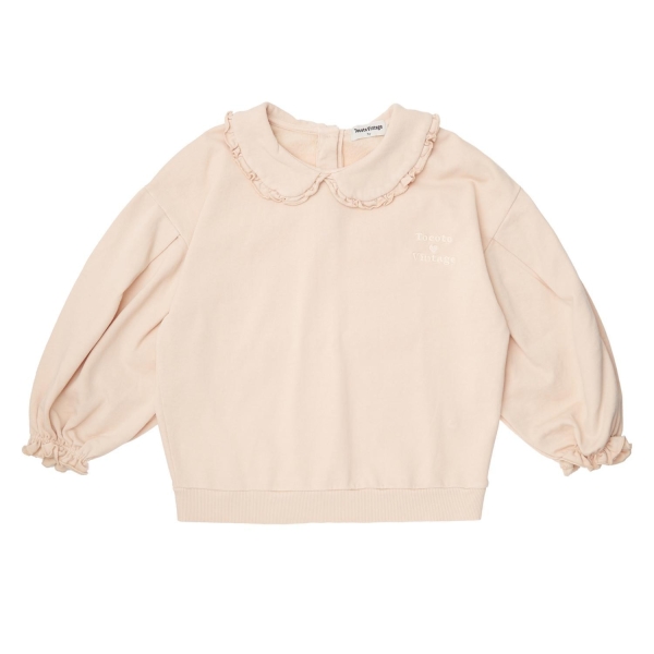 Tocoto Vintage Kid sweatshirt babydoll pink W51923-K 