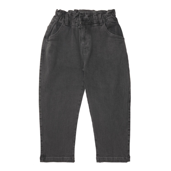 Tocoto Vintage Spodnie Girl denim black W10823