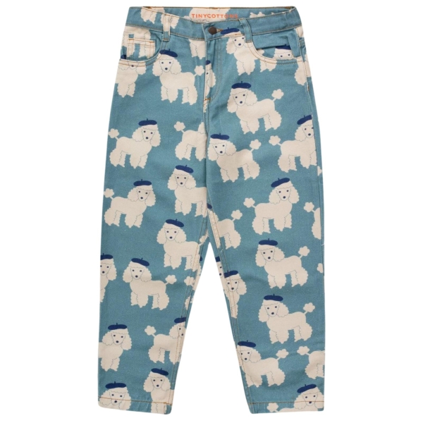 Tiny Cottons Tiny poodle baggy jeans blue grey AW23-201-M83 