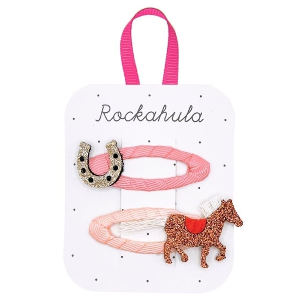 Rockahula Kids Set of 2 hair clips Lucky pony ヘアアクセサリー H2031B