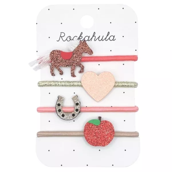 Rockahula Kids Set of 4 hair bands Lucky pony ponies ヘアアクセサリー