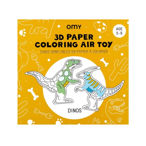 Omy 3D coloring book Dinosaurs AIR03 