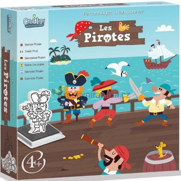 Créa Lign Pirate foam stamps CRE-CL124