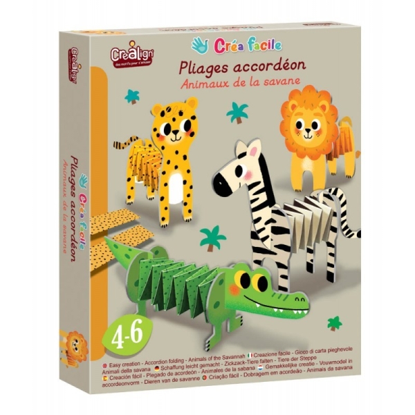 Créa Lign Savannah paper animals to build CRE-CL172#i 
