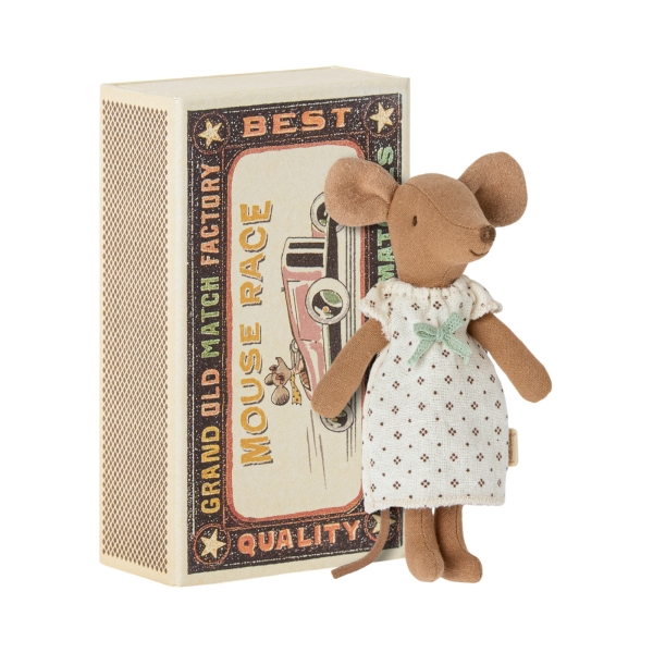 Maileg Mouse Big sister mouse in matchbox 17-3202-01 