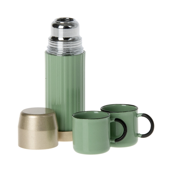 Maileg Thermos and cups mint 11-2114-00 