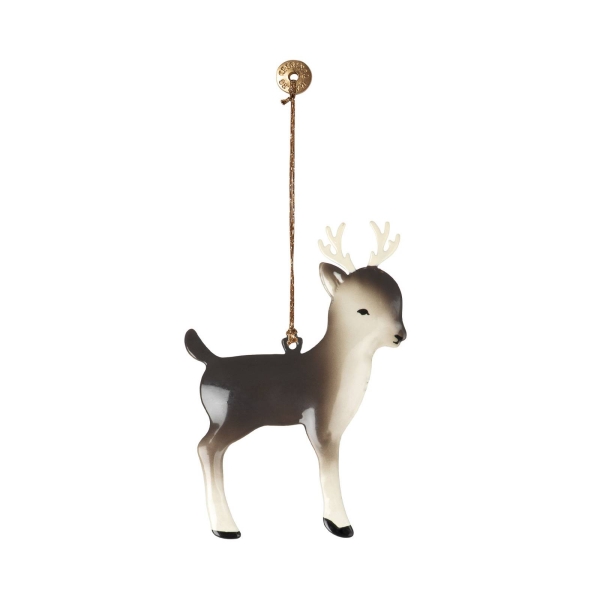 Maileg Dekoracja bożonarodzeniowa Bambi szara 14-1516-00