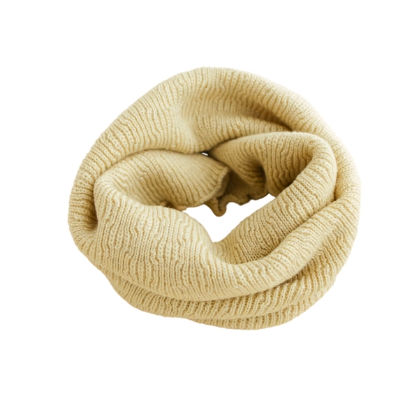 Hvid Gigi tube scarf light yellow  