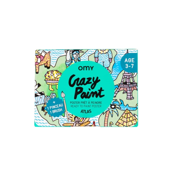 Omy Water colouring book Atlas PAINTPOCK04 