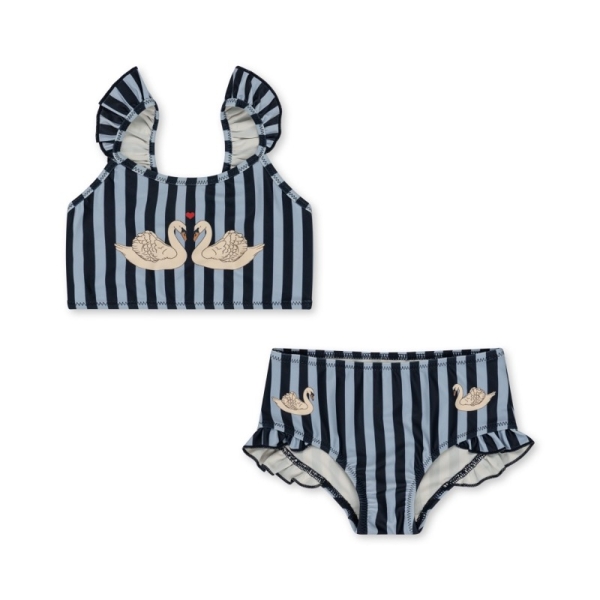 Konges Slojd Dea frill bikini navy stripe KS6371 