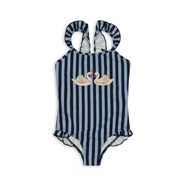 Konges Slojd Dea frill swimsuit navy stripe KS6372 