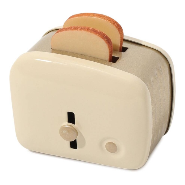 Maileg Miniature toaster and bread Off white 11-1108-00 