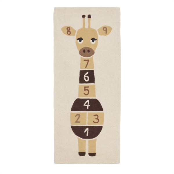 OYOY Giraffe hopscotch rug M107347 