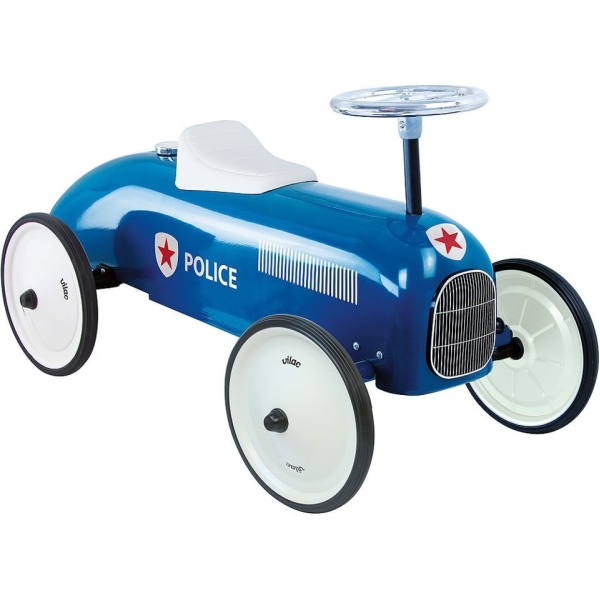 Vilac Ride-on retro police car blue VIL-01043 