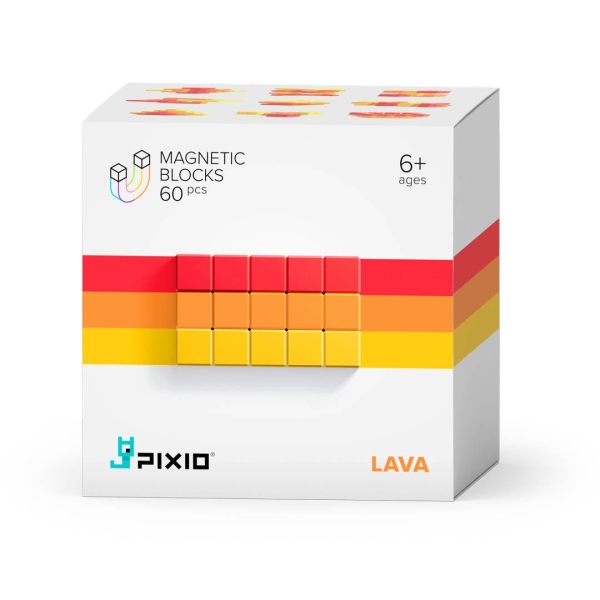 Pixio Klocki magnetyczne Lava Abstract Series 20208