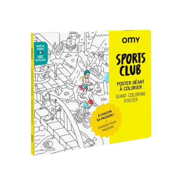 Omy Sports club colouring book POS42 