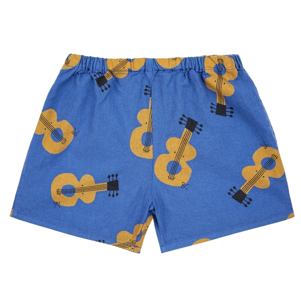 Bobo Choses Acoustic Guitar all over baby shorts blue 124AB079 